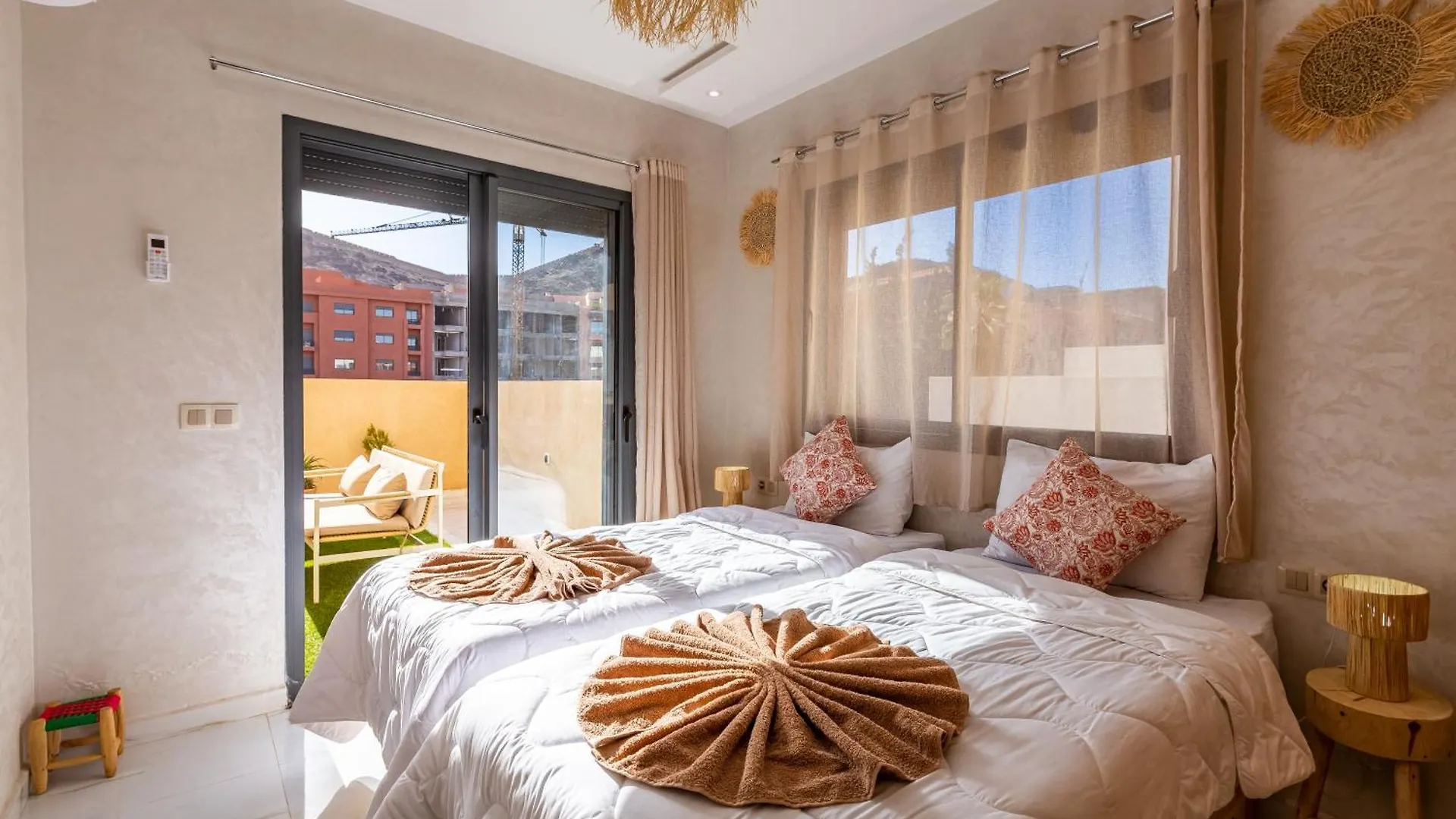 Apartament Luxe Et Calme De Gueliz Avec Grande Terrasse Marrakesz Maroko