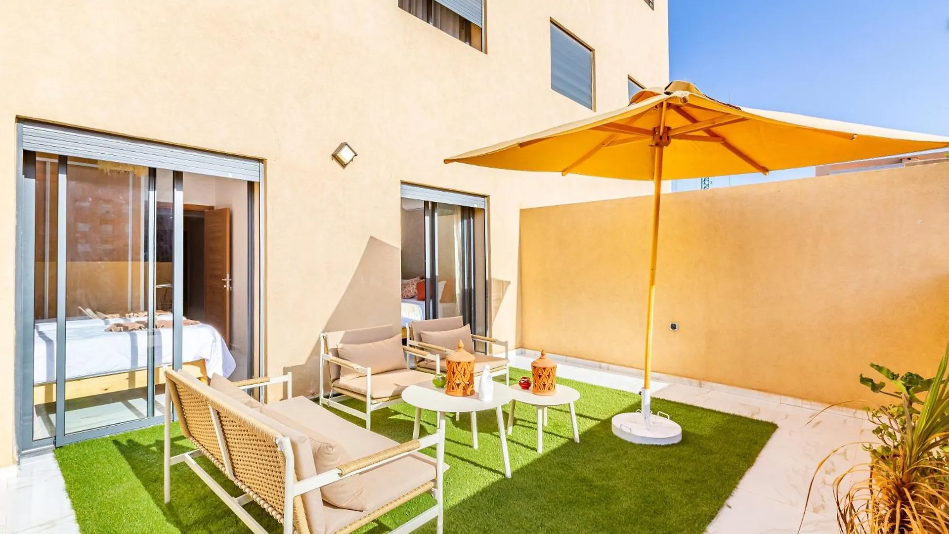 Apartament Luxe Et Calme De Gueliz Avec Grande Terrasse Marrakesz Maroko