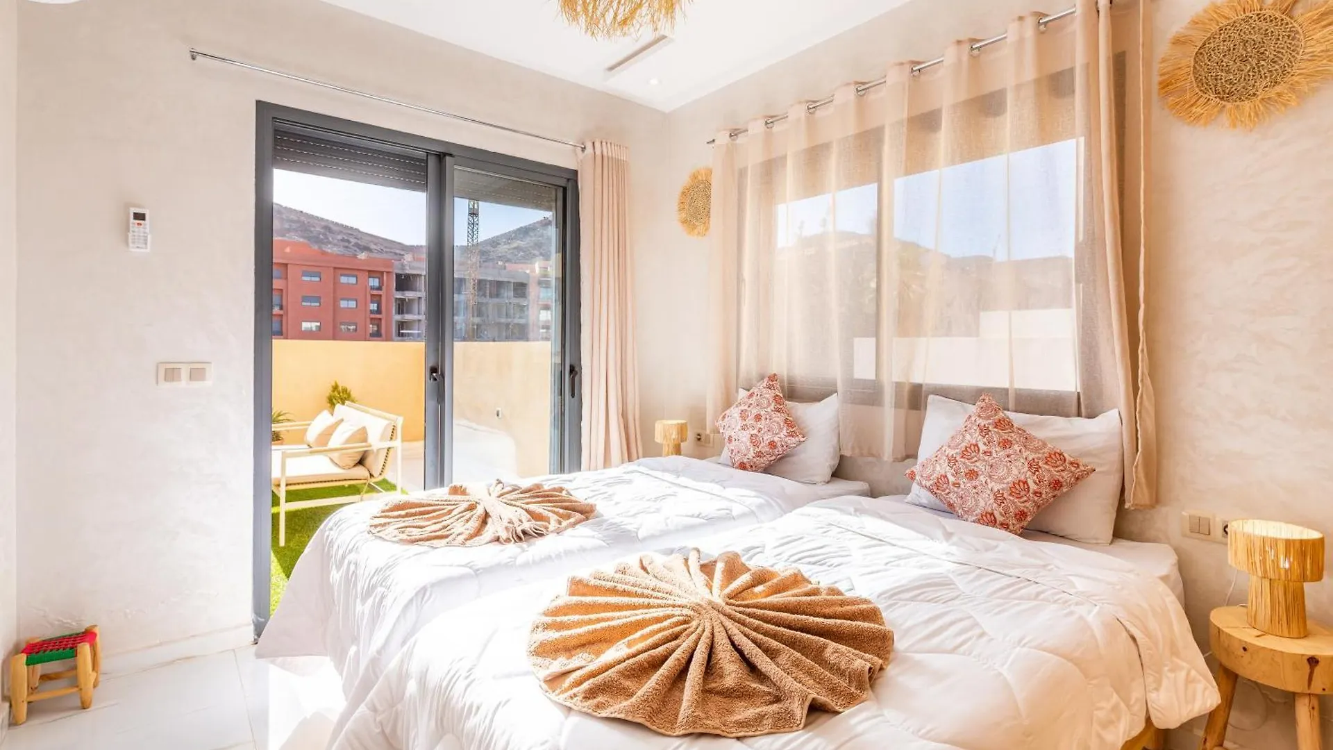 Apartament Luxe Et Calme De Gueliz Avec Grande Terrasse Marrakesz Maroko